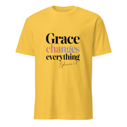 Grace Changes Everything T-Shirt – Ephesians 2:8 Faith Tee
