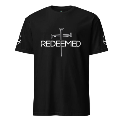 Redeemed Christian T-Shirt – Nail Cross Design Faith Tee