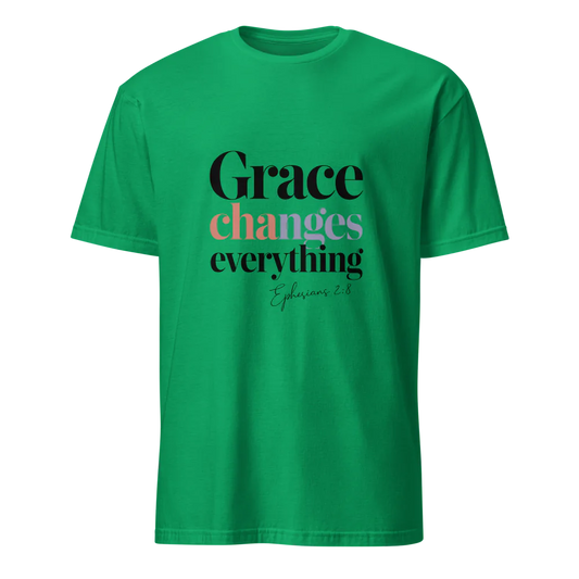 Grace Changes Everything T-Shirt – Ephesians 2:8 Faith Tee