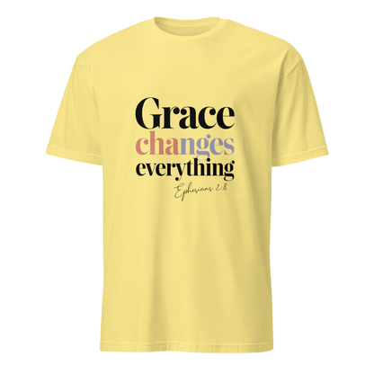 Grace Changes Everything T-Shirt – Ephesians 2:8 Faith Tee