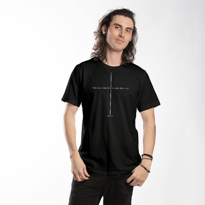 John 14:6 Christian T-Shirt – The Way, The Truth, The Life Tee