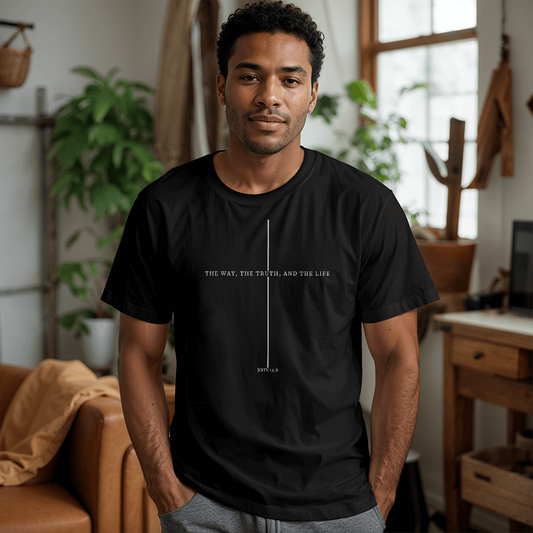 John 14:6 Christian T-Shirt – The Way, The Truth, The Life Tee