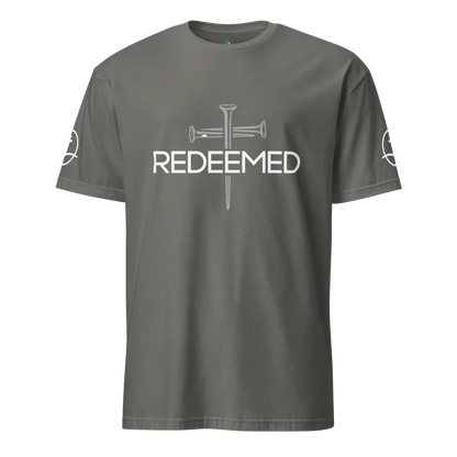 Redeemed Christian T-Shirt – Nail Cross Design Faith Tee